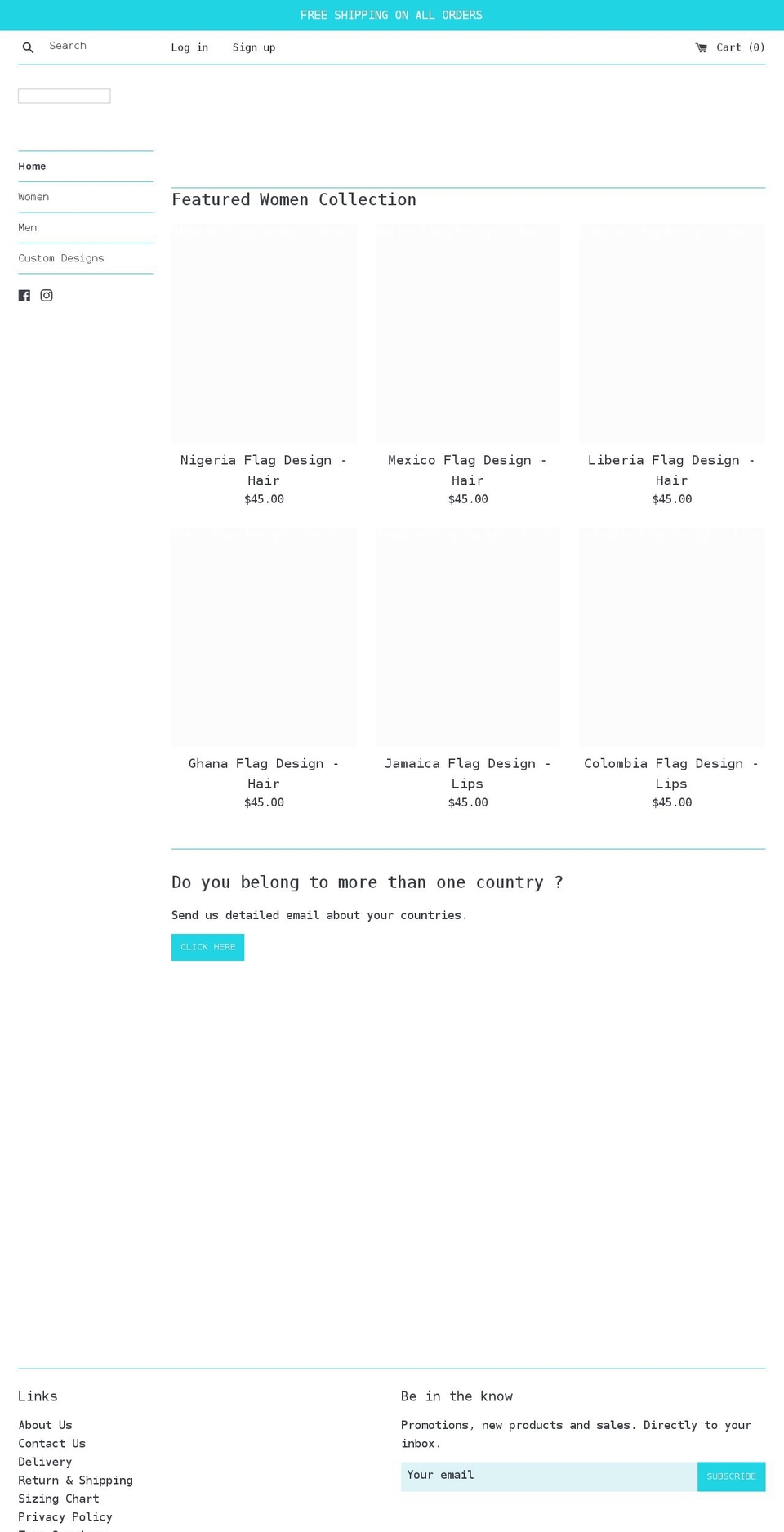 myoriginstore.com shopify website screenshot