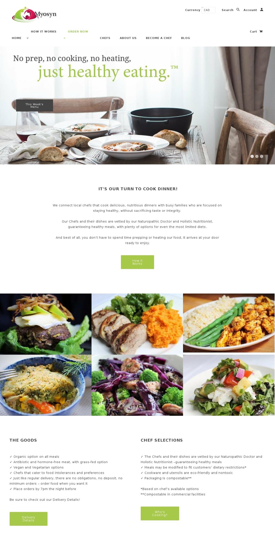 myosyn.com — Shopify storefront screenshot