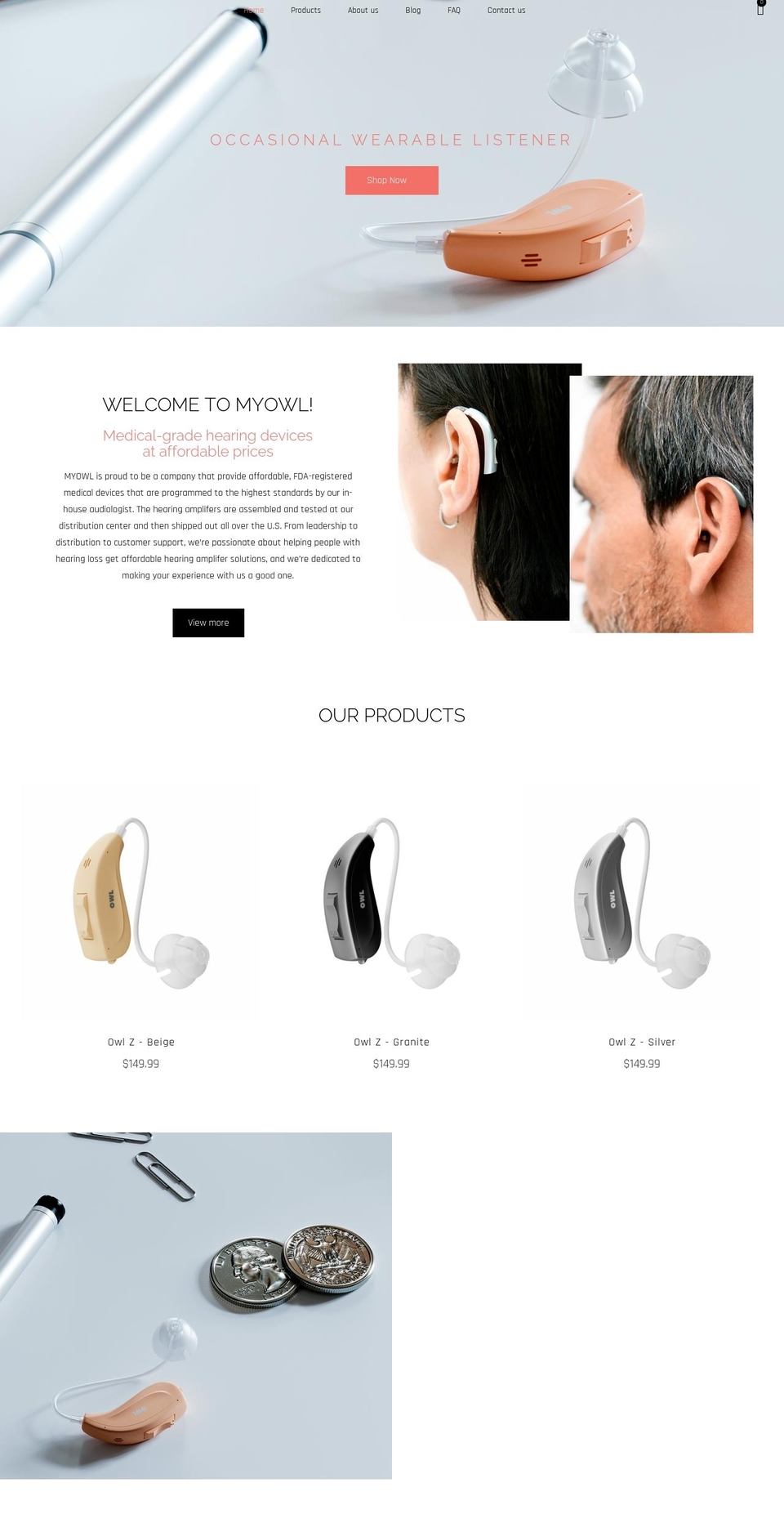 bonita Shopify theme site example myowl.store