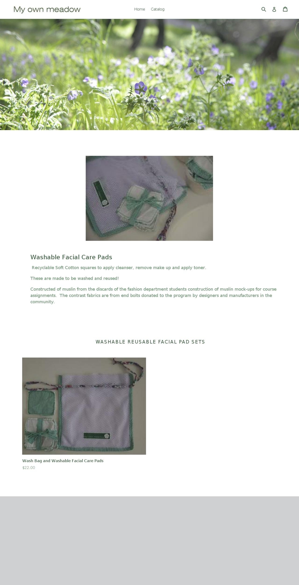myownmeadow.com — Shopify storefront screenshot