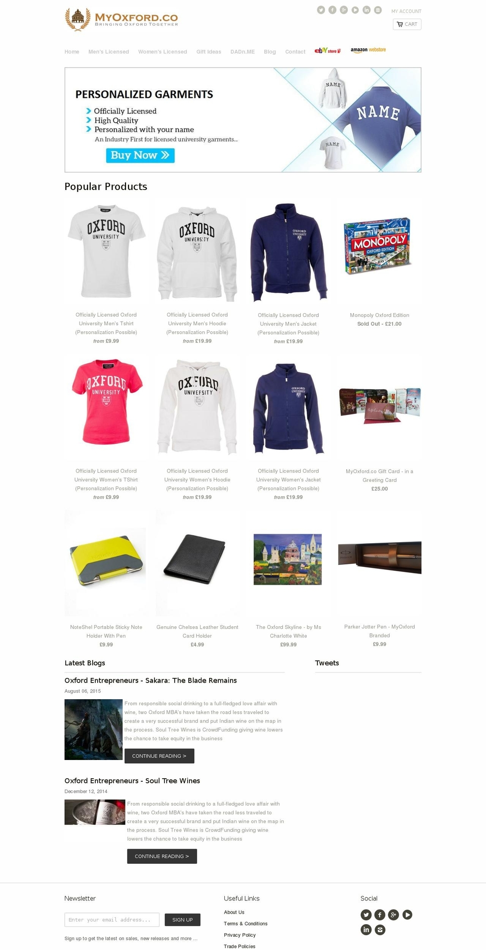 myoxford.co shopify website screenshot