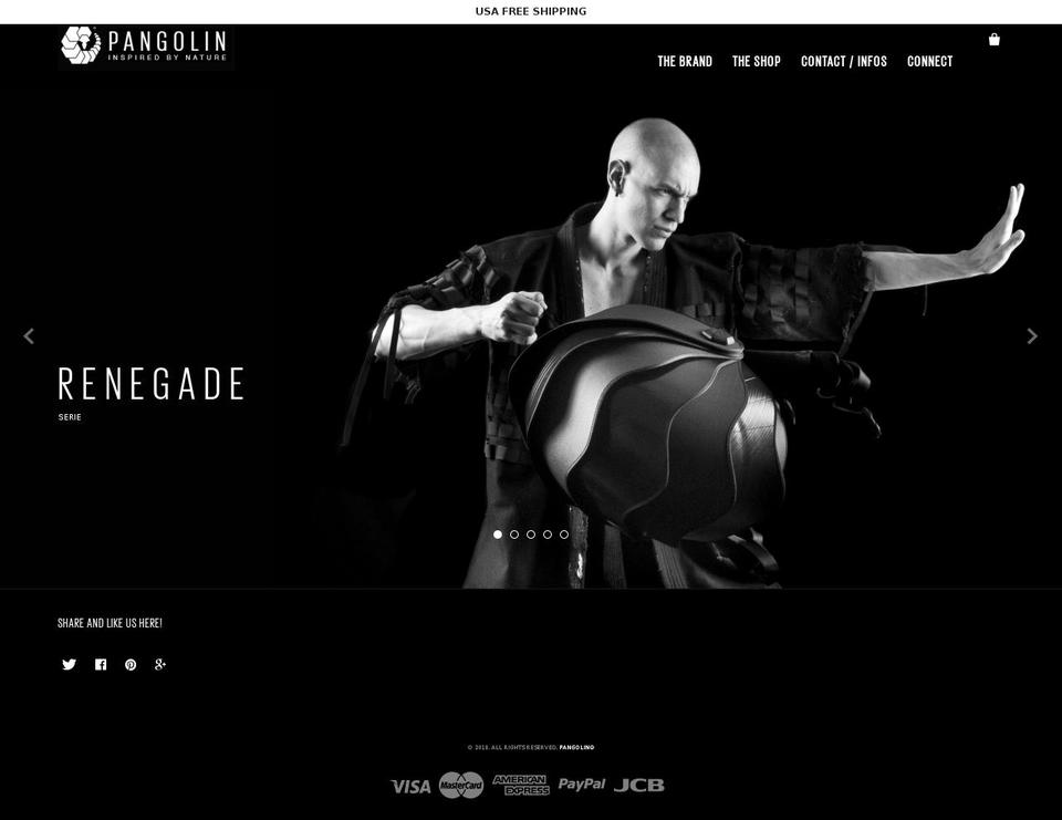 mypangolin.com shopify website screenshot