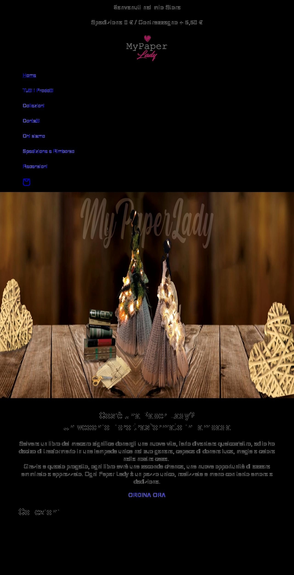 mypaperlady.com shopify website screenshot