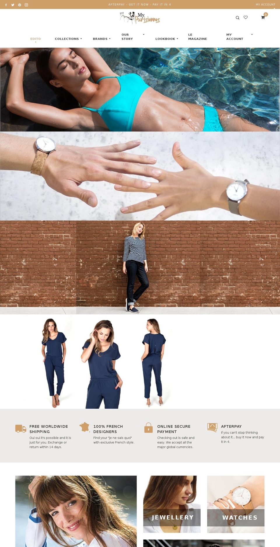 myparisiennes.com — Shopify storefront screenshot