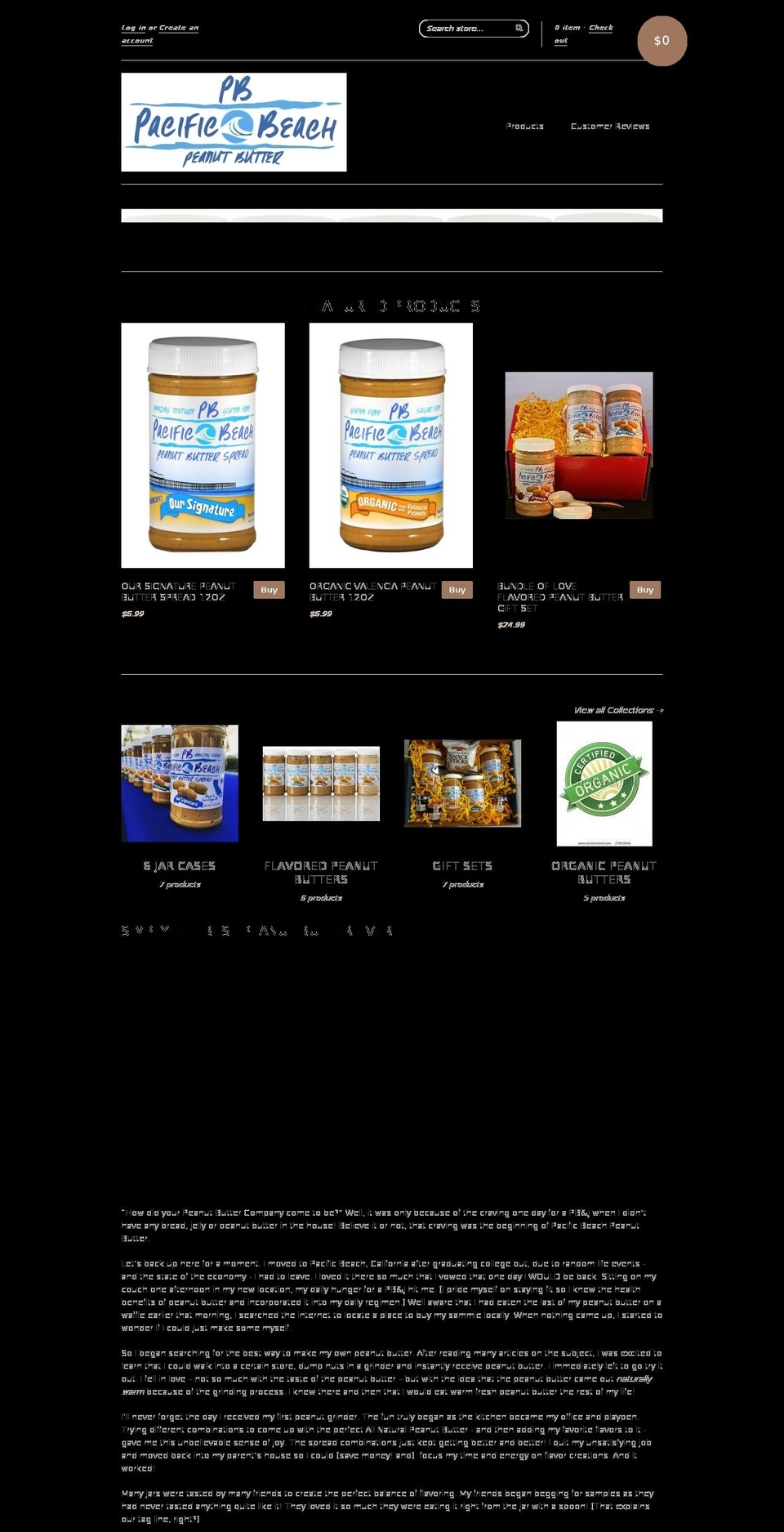 mypbpb.com — Shopify storefront screenshot