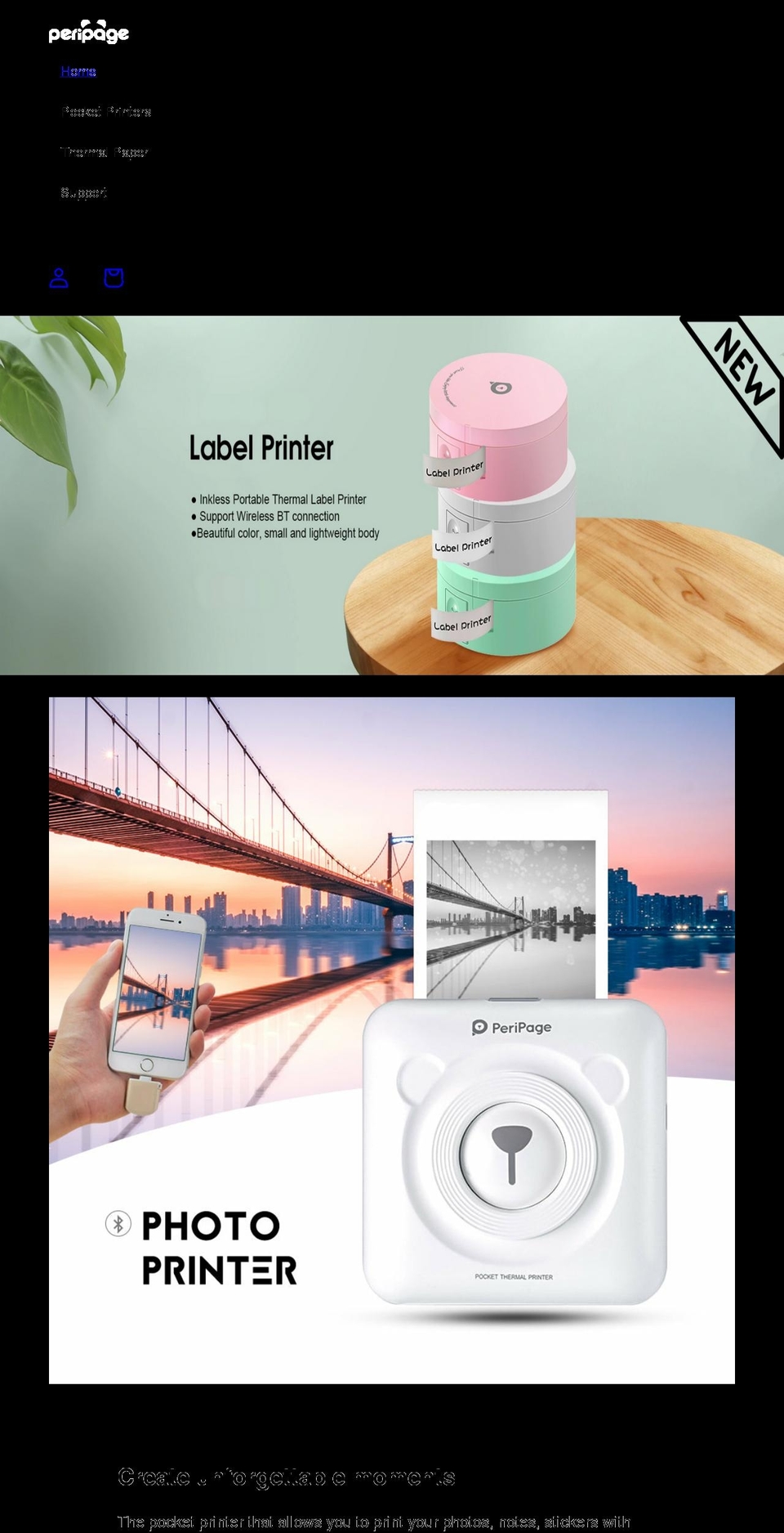 myperipage.com shopify website screenshot