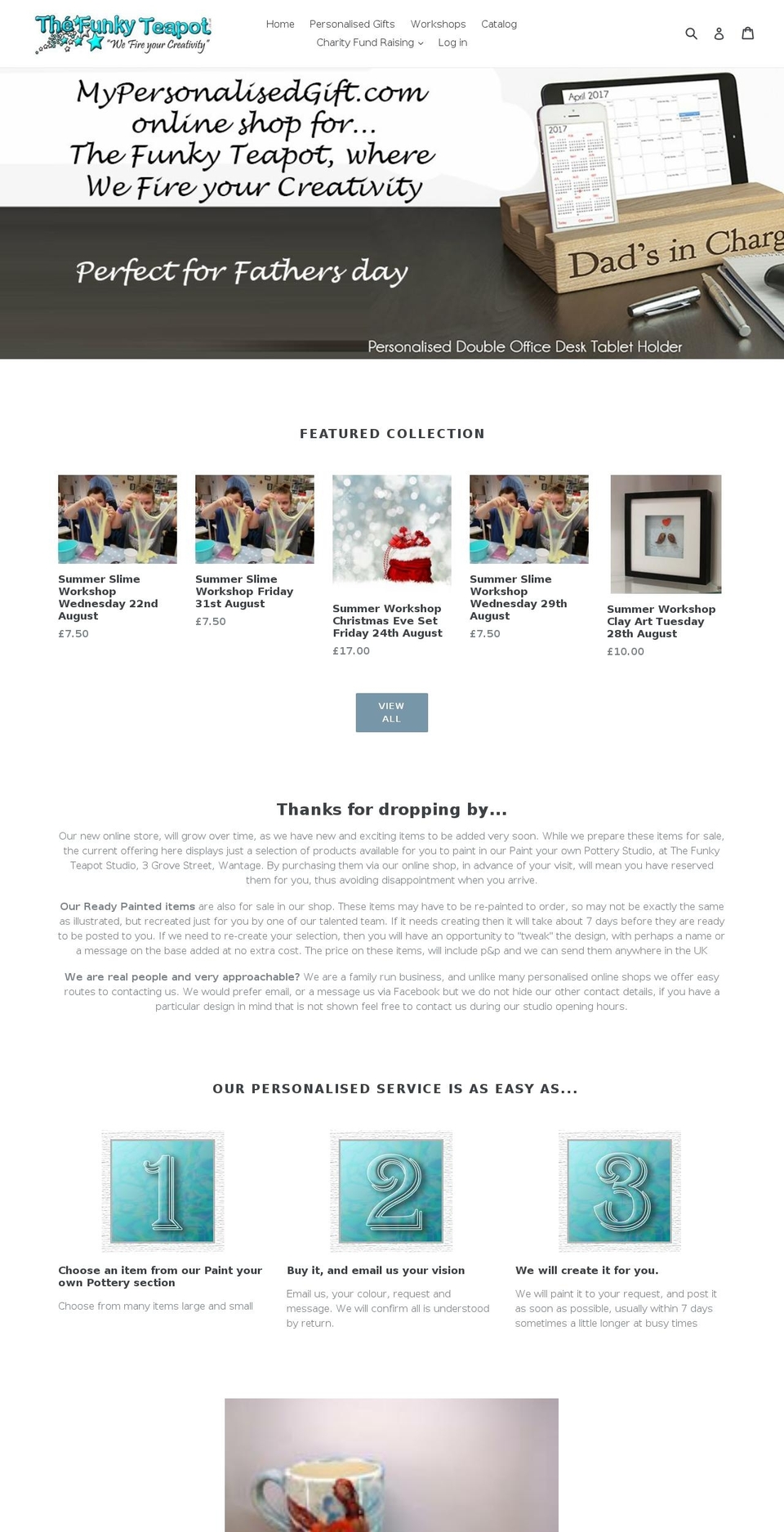 mypersonalisedgift.com — Shopify storefront screenshot