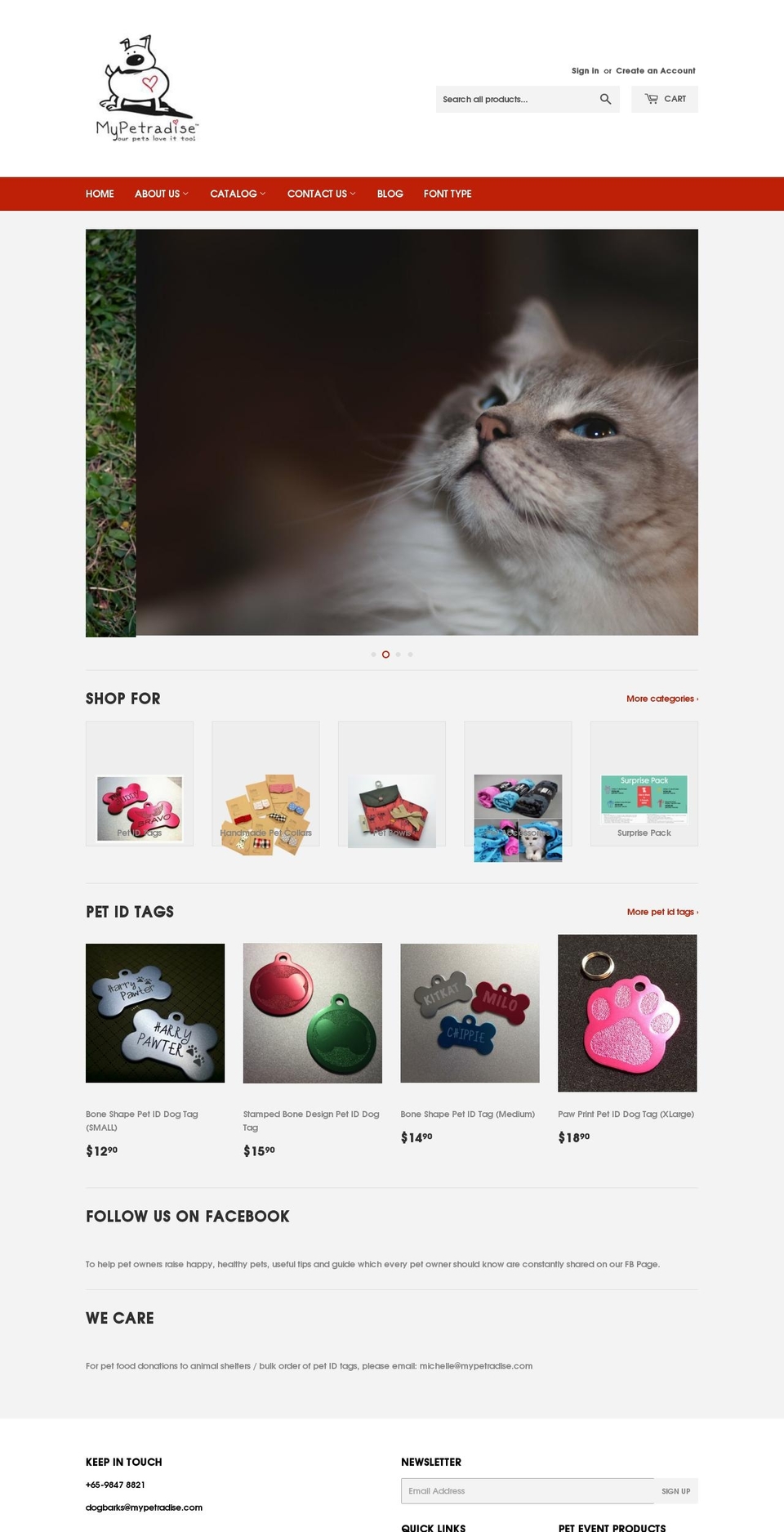 mypetradise.com — Shopify storefront screenshot