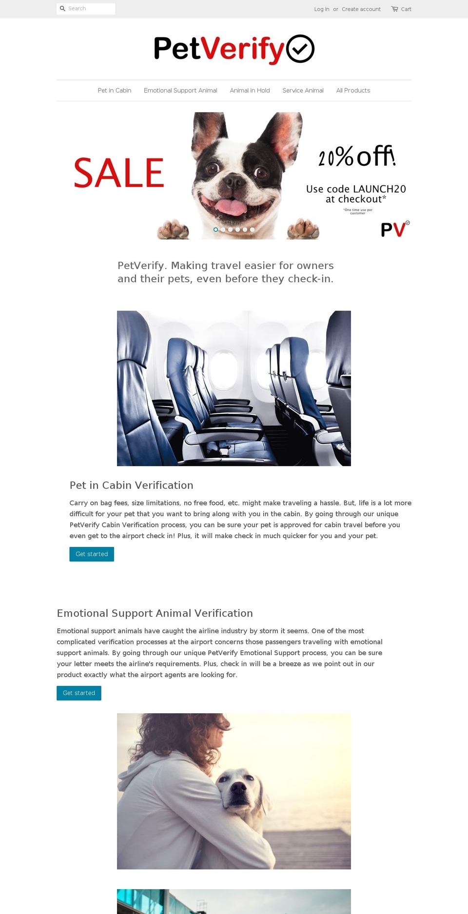 mypetverify.com — Shopify storefront screenshot