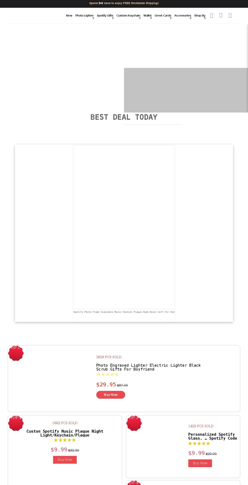myphotolighter.com shopify website screenshot