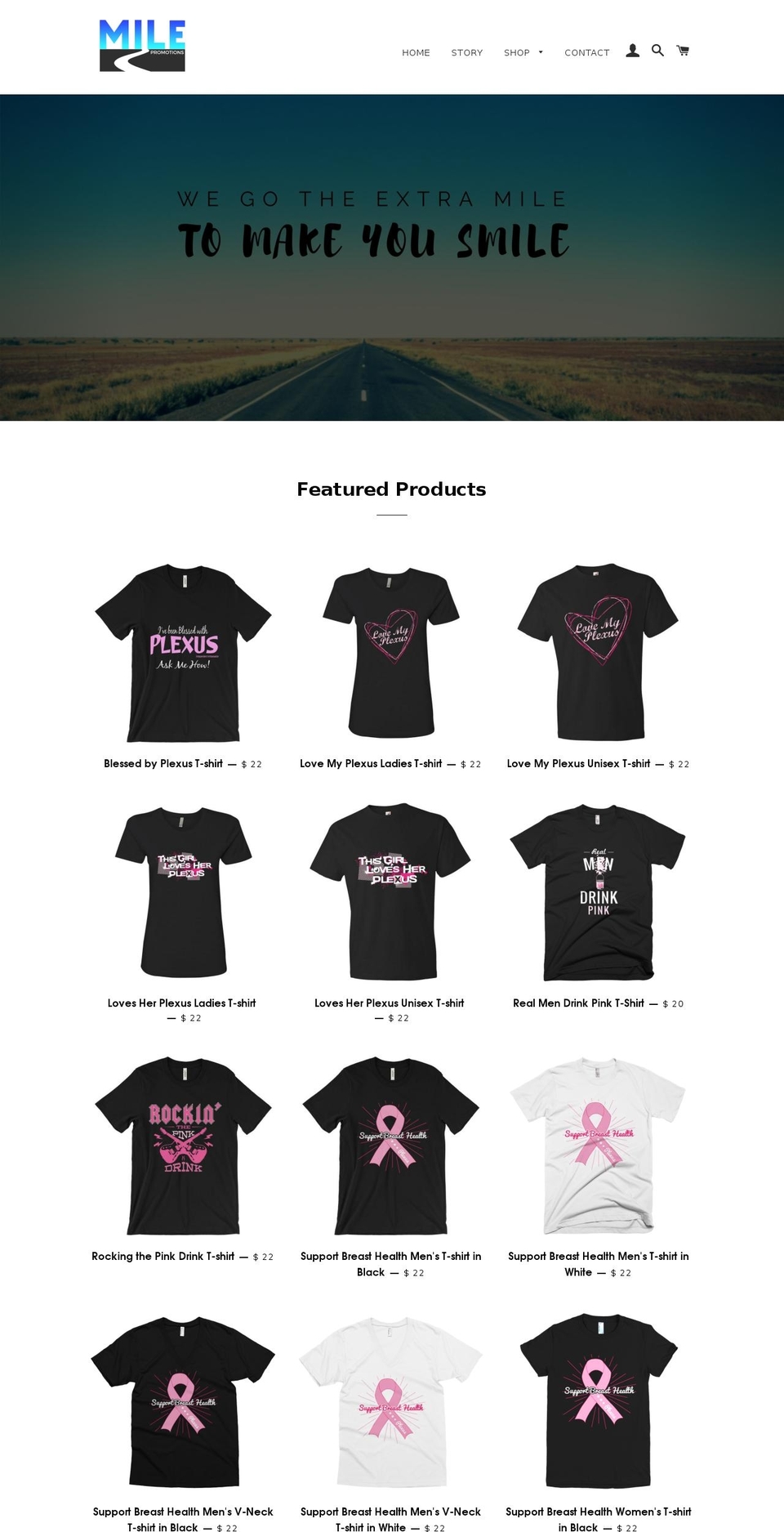 mypinkdrinkswag.com shopify website screenshot