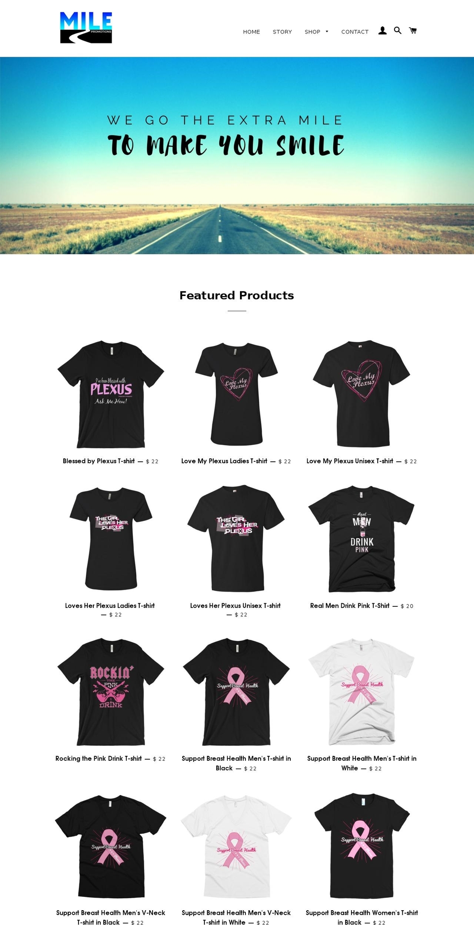 mypinkdrinkswag.net shopify website screenshot