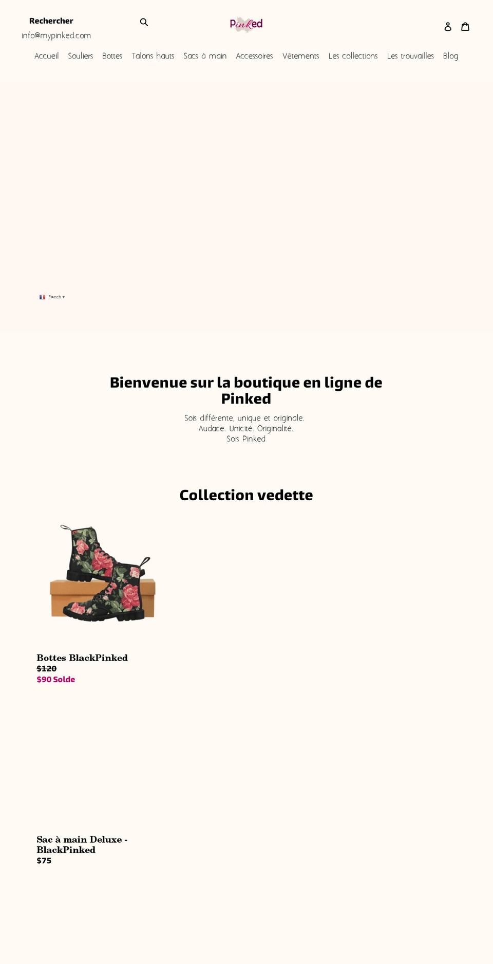 mypinked.com — Shopify storefront screenshot