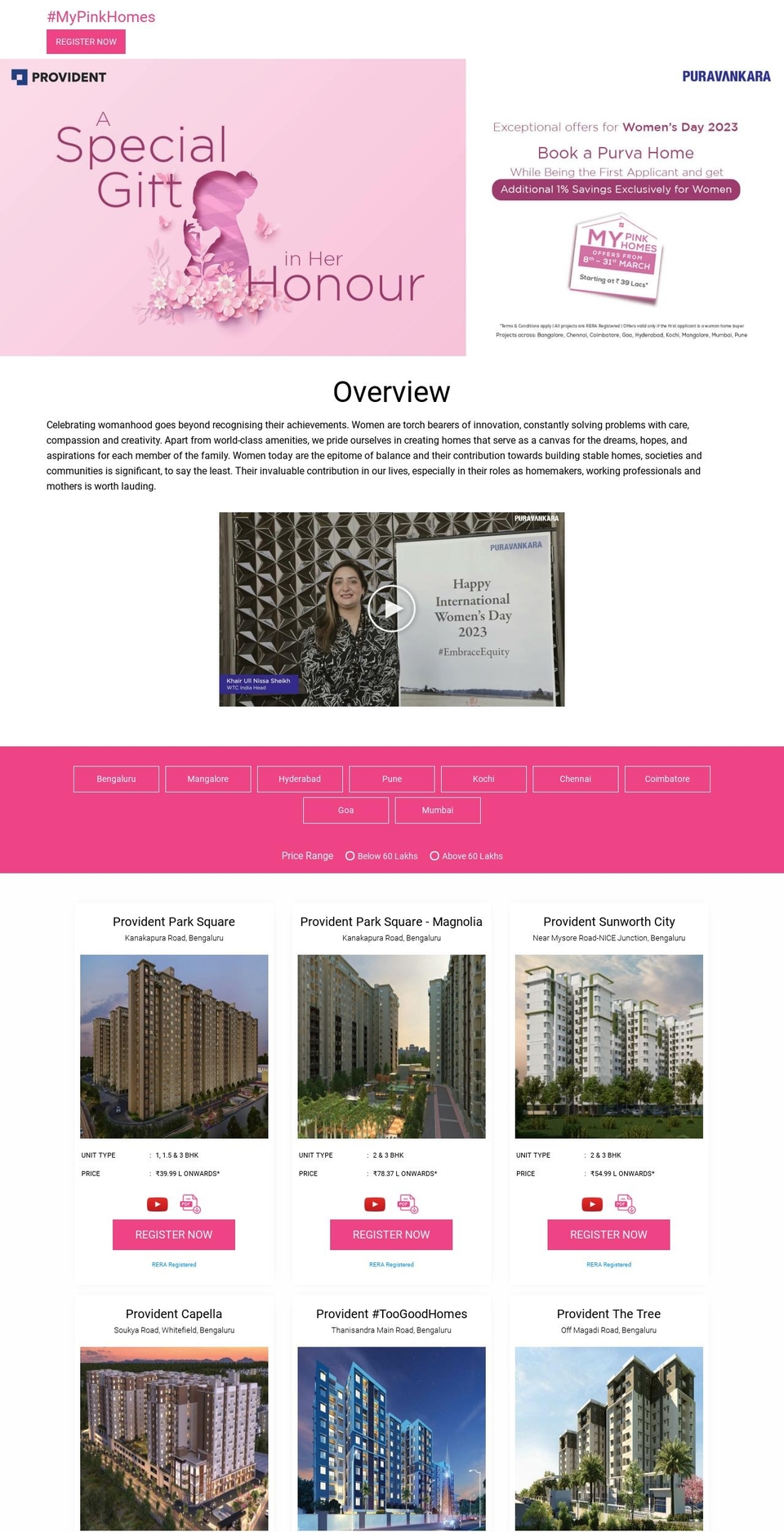 mypinkhomes.com — Shopify storefront screenshot