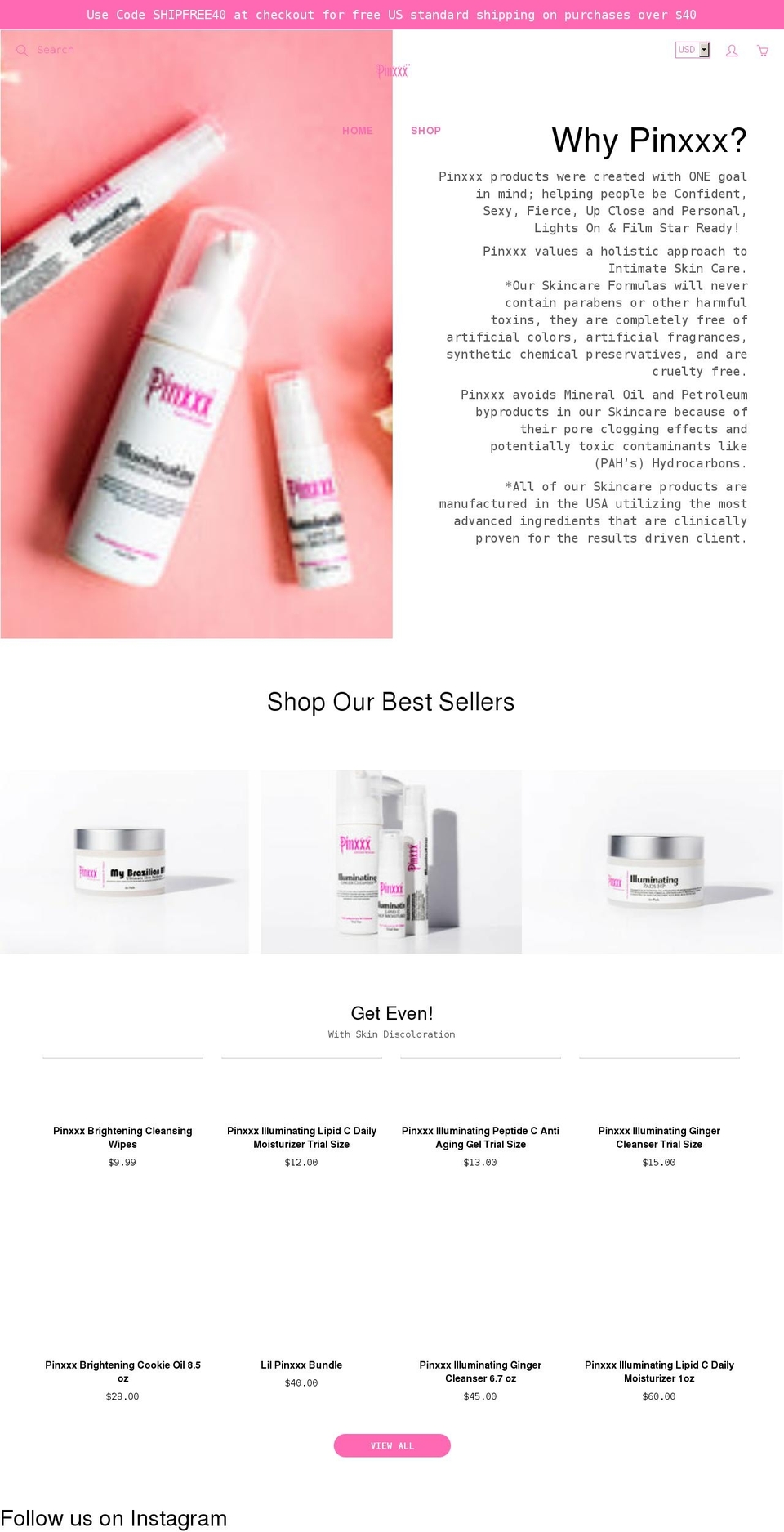 mypinxxx.com shopify website screenshot