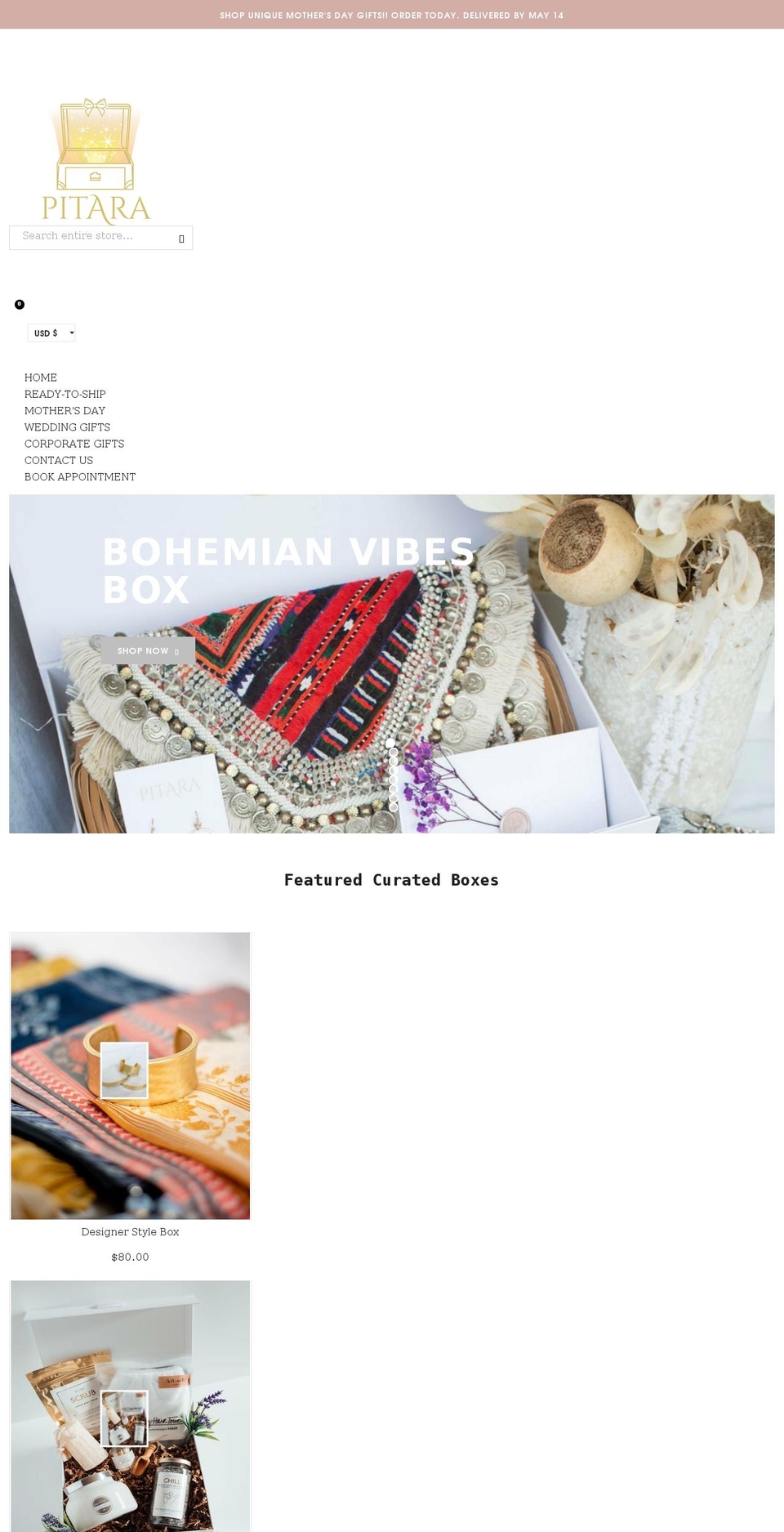 mypitara.com shopify website screenshot