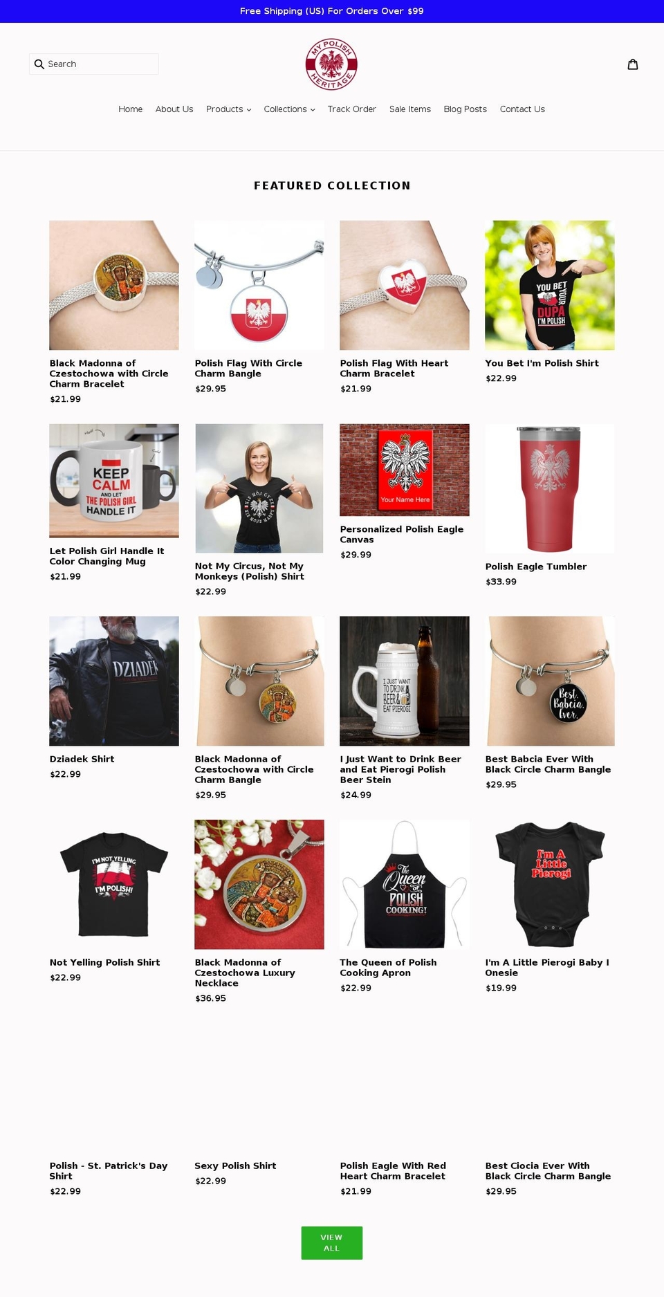 mypolishheritage.com — Shopify storefront screenshot