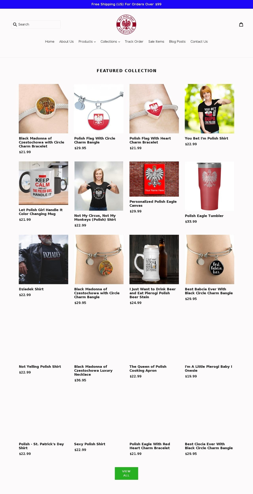 mypolishheritagestore.com — Shopify storefront screenshot