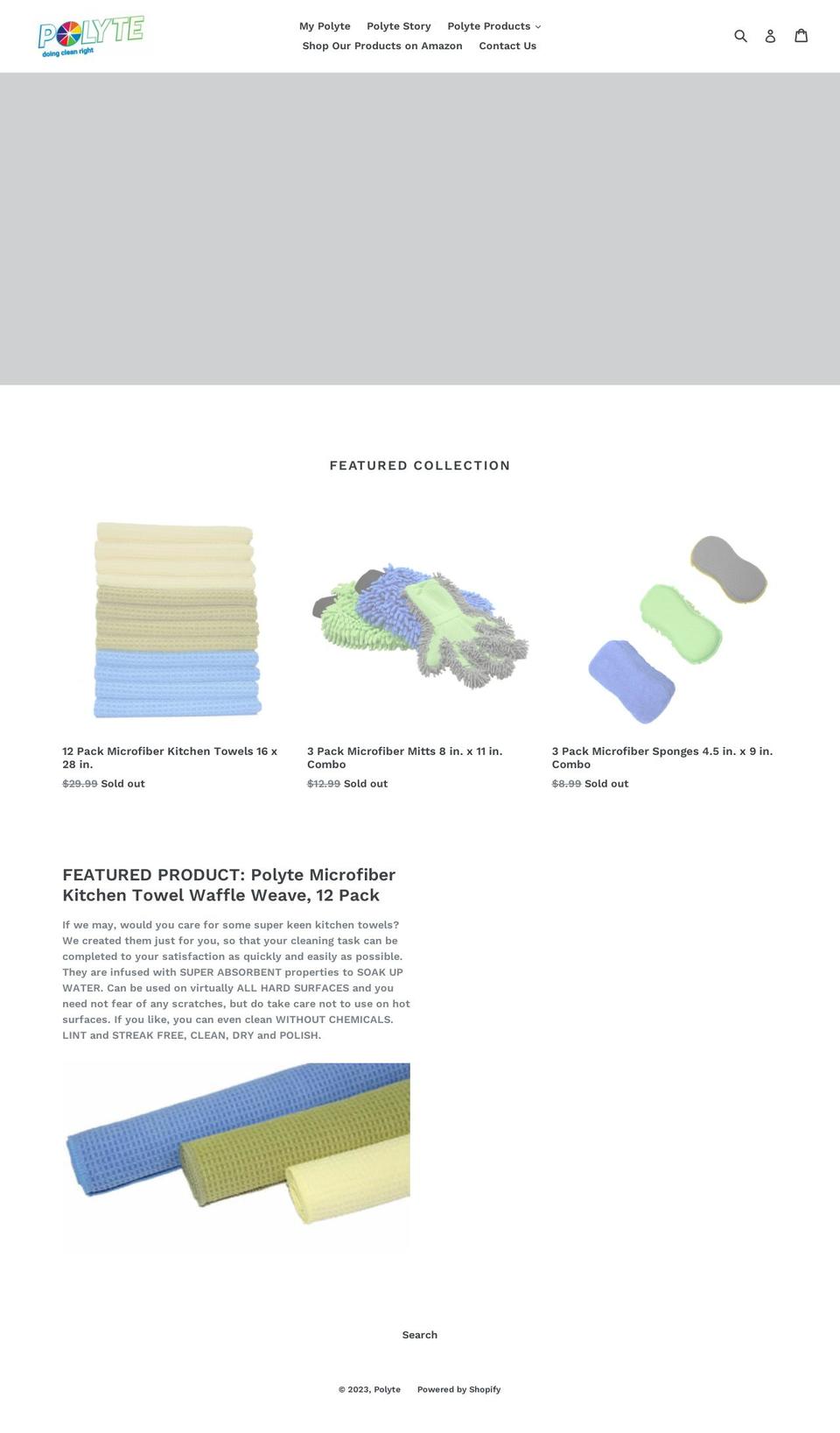 mypolyte.com — Shopify storefront screenshot