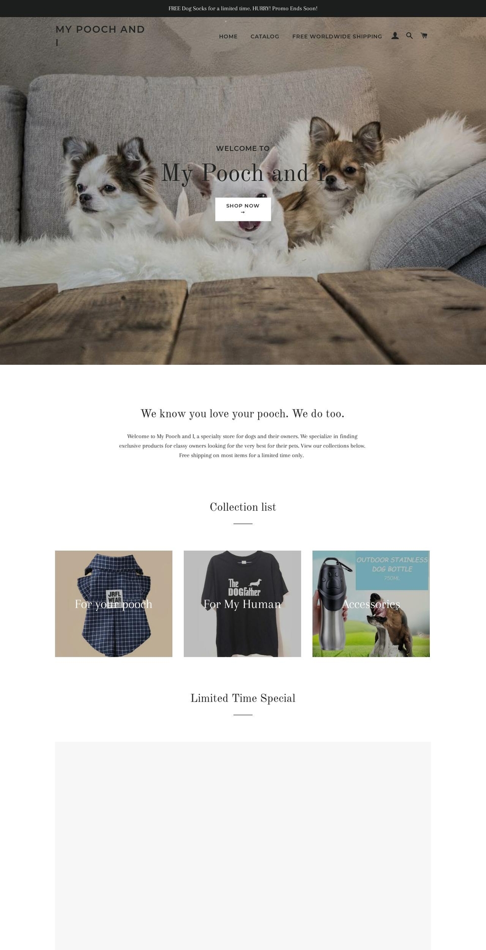 mypoochandi.com — Shopify storefront screenshot