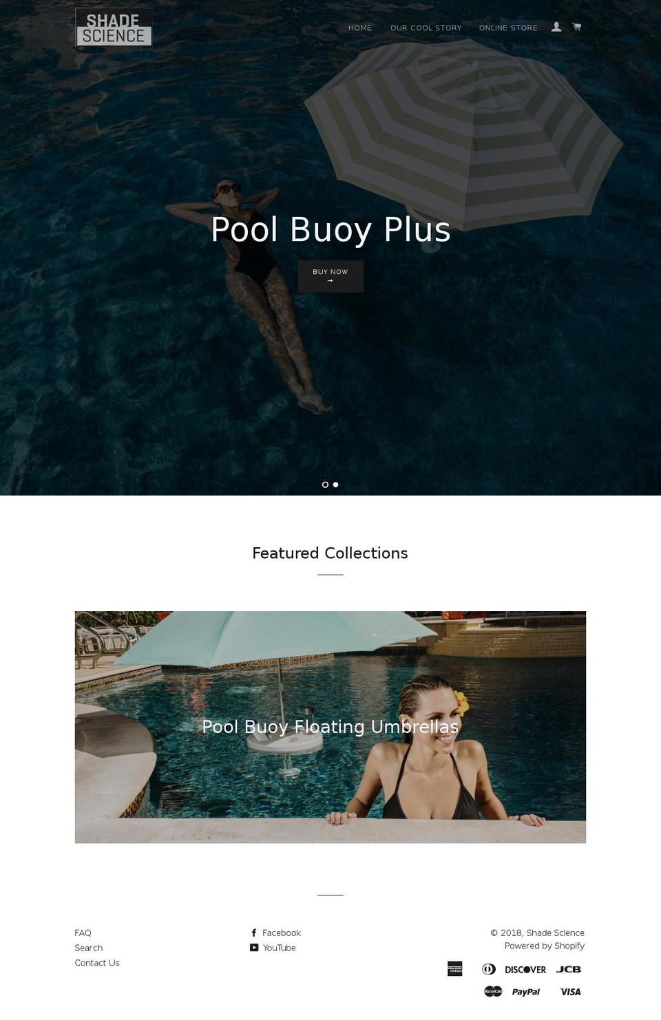 mypoolbuoy.com shopify website screenshot