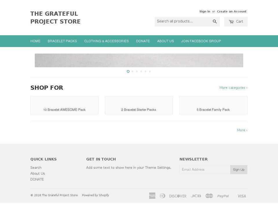 myprayerproject.com — Shopify storefront screenshot