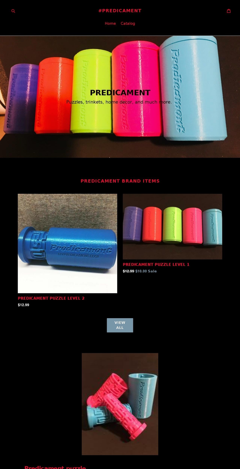 mypredicament.com — Shopify storefront screenshot