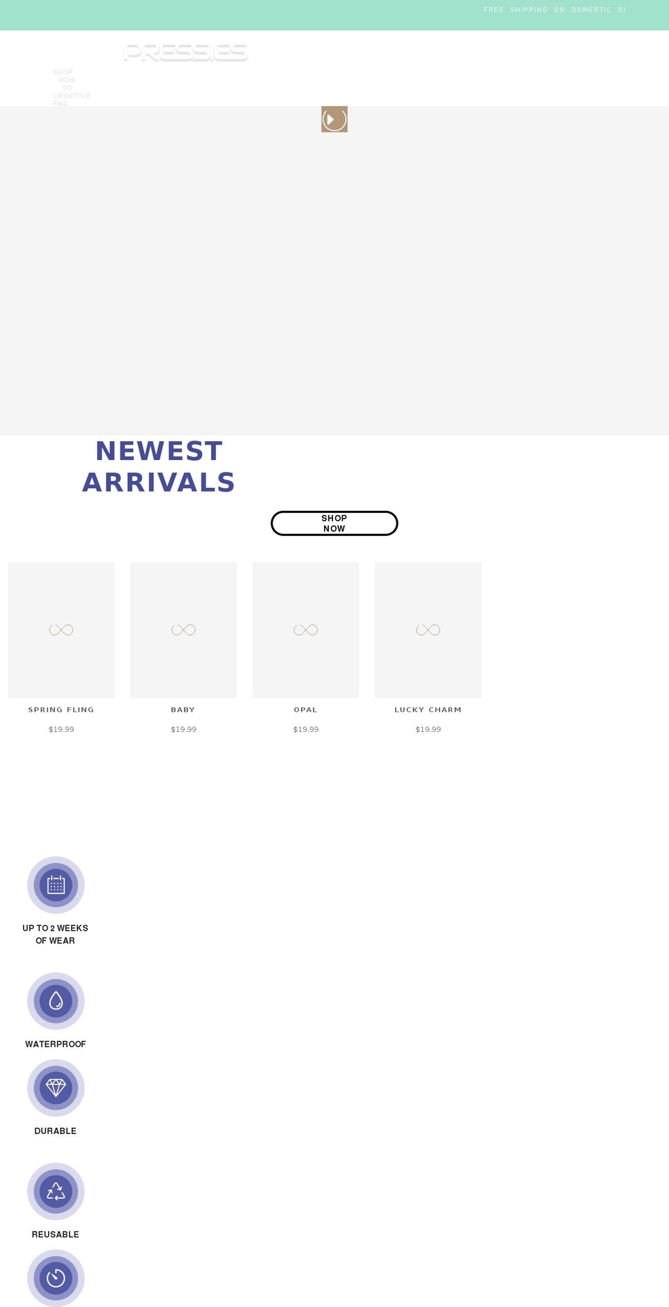 mypressies.com shopify website screenshot