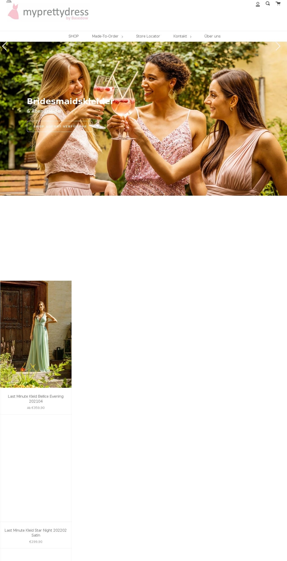 bb fix-myprettydress - LIVE Shopify theme site example myprettydress.de