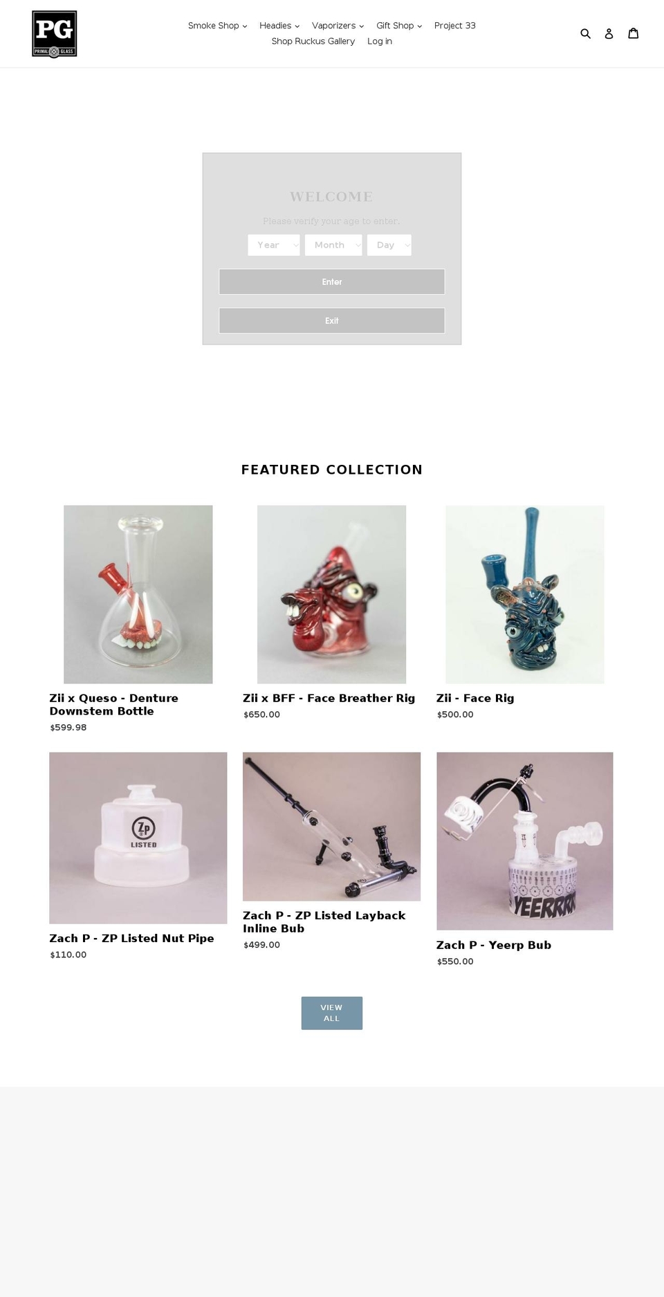 myprimal.com shopify website screenshot