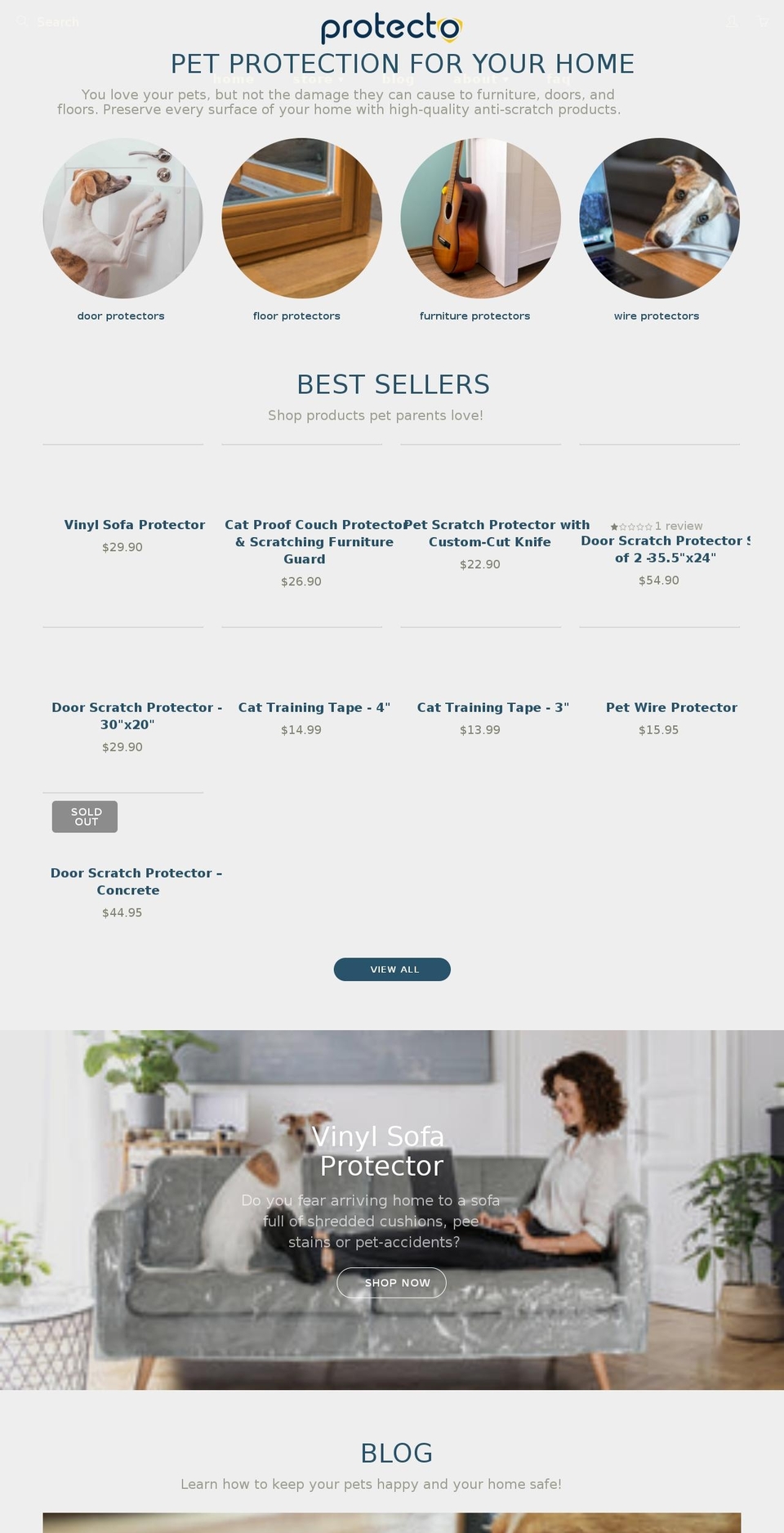 myprotecto.com shopify website screenshot