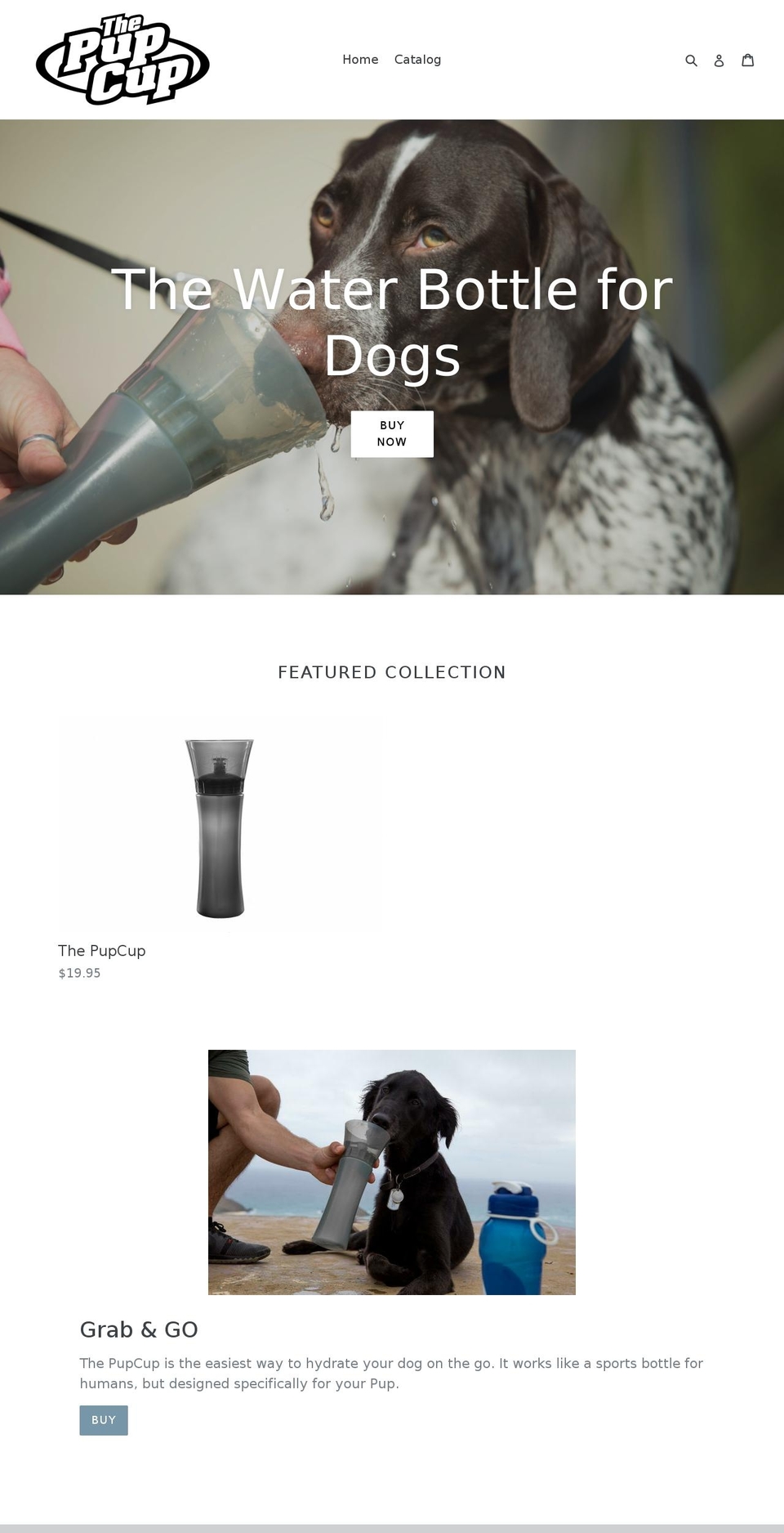 mypupcup.com shopify website screenshot