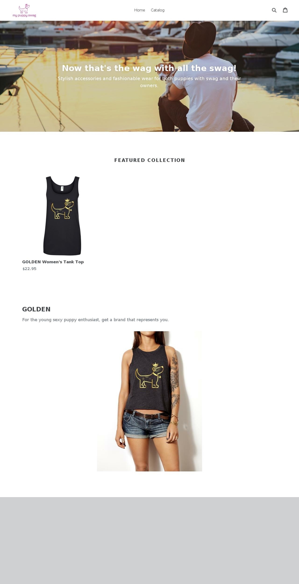 mypuppyswag.com — Shopify storefront screenshot