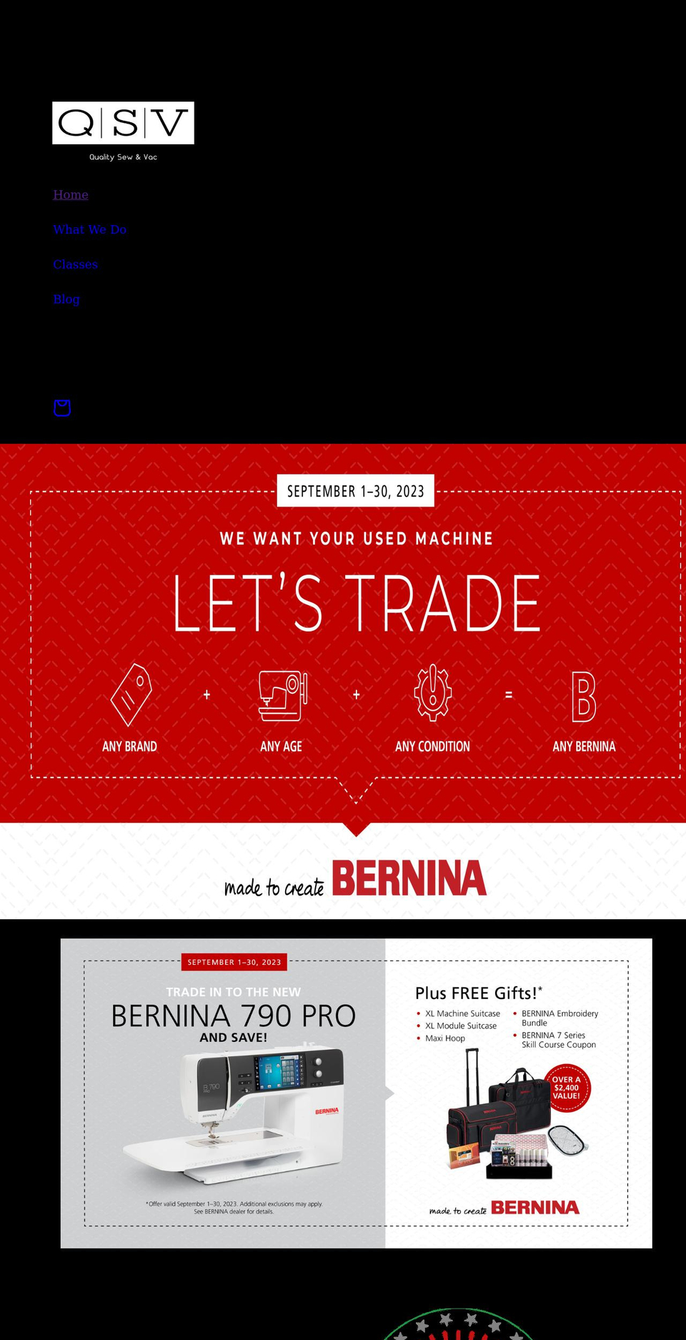 myqualitysew.com shopify website screenshot