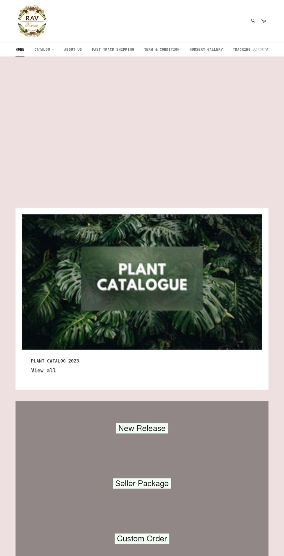 myravhouse.com shopify website screenshot