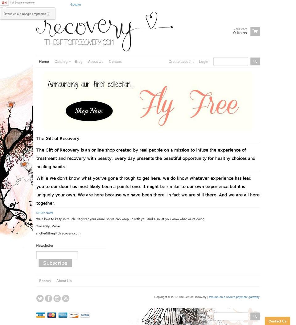 myrecoverywalk.com shopify website screenshot
