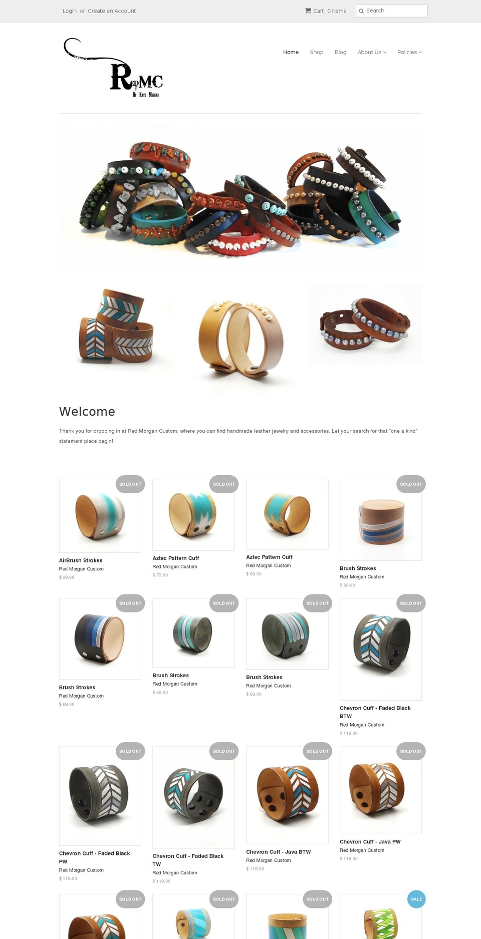 myredmc.com shopify website screenshot
