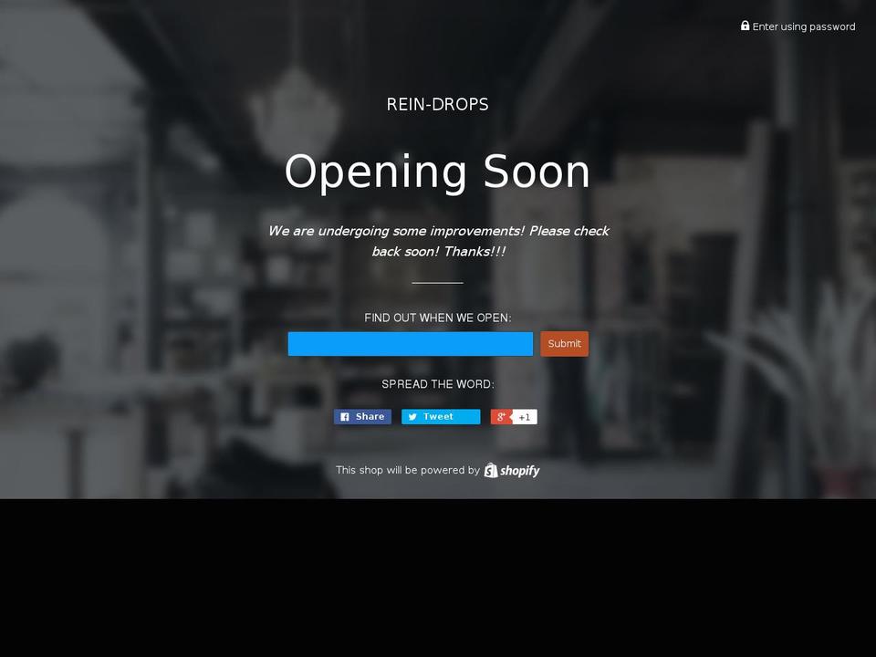 myrein-drops.com shopify website screenshot