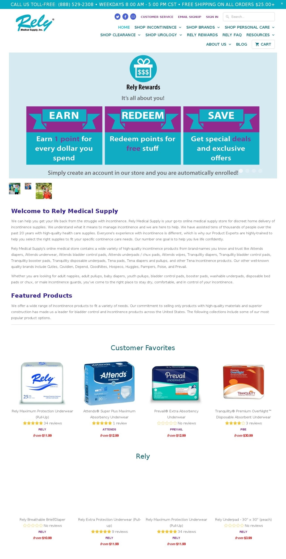 myrely.com — Shopify storefront screenshot