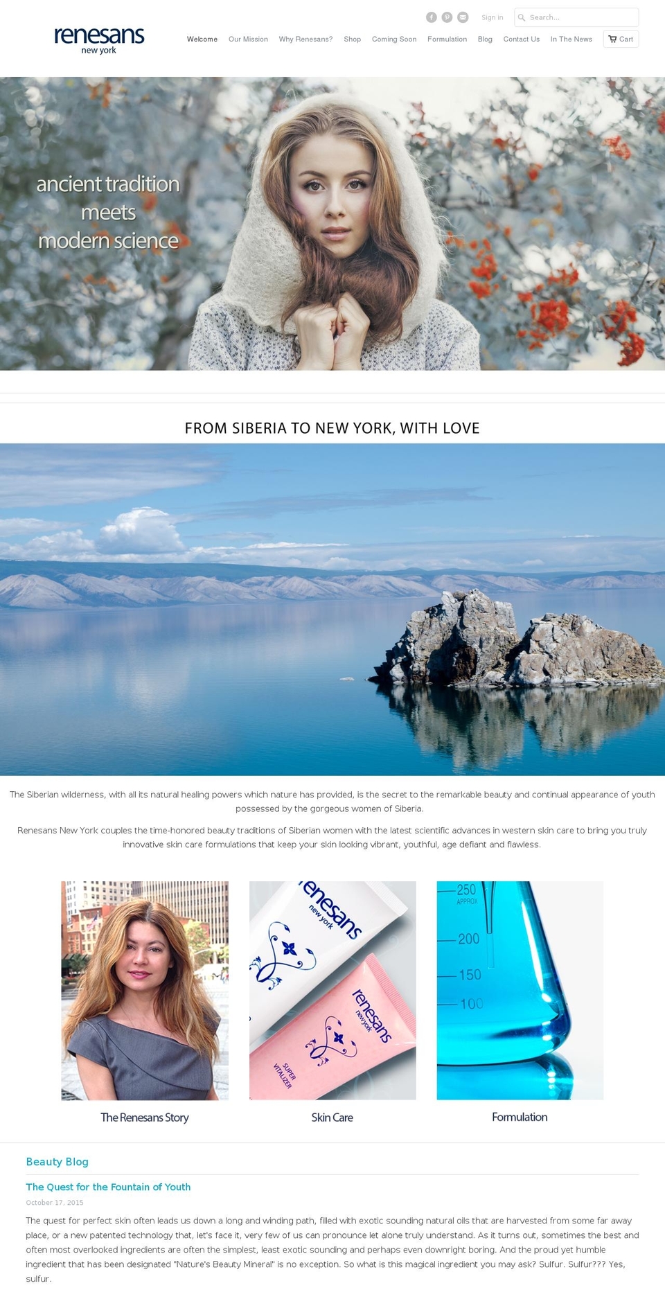 myrenesans.com shopify website screenshot