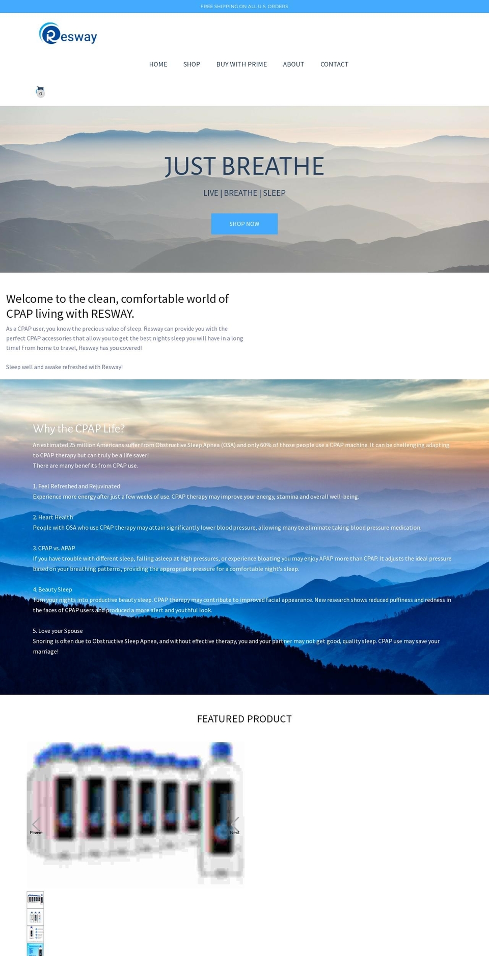 myresway.com shopify website screenshot