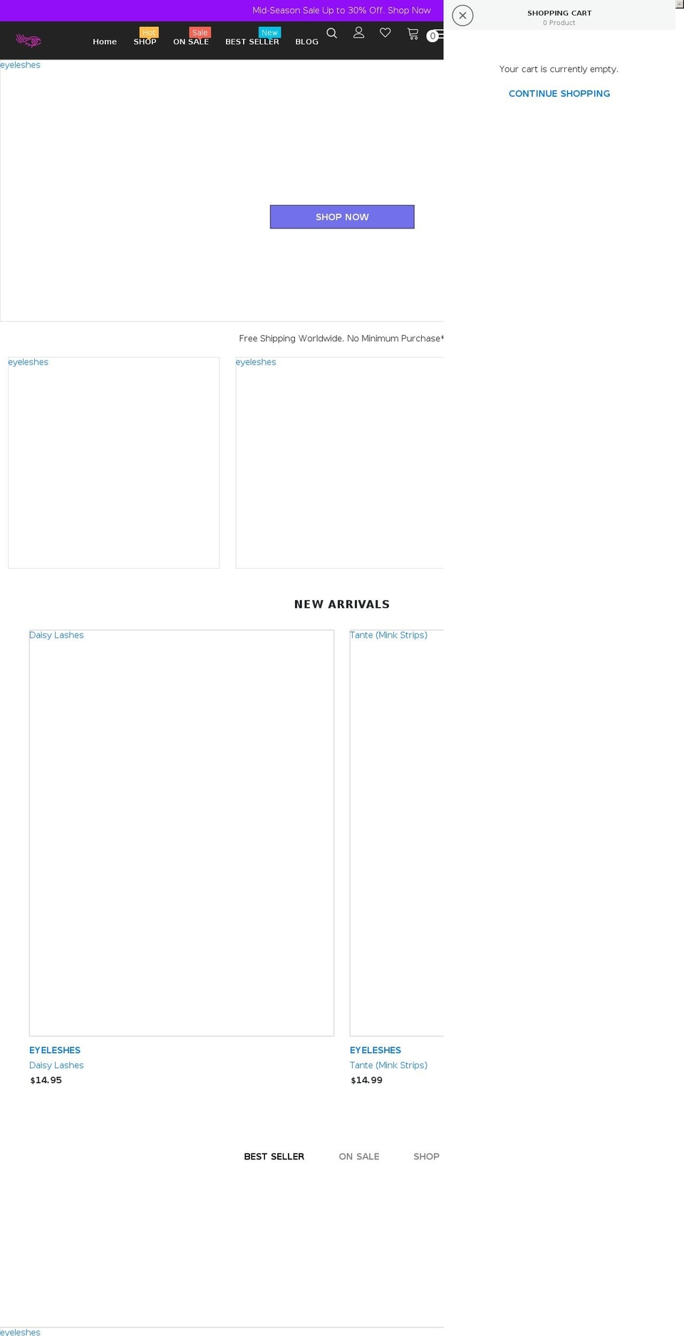 myrichbeautyco.com shopify website screenshot