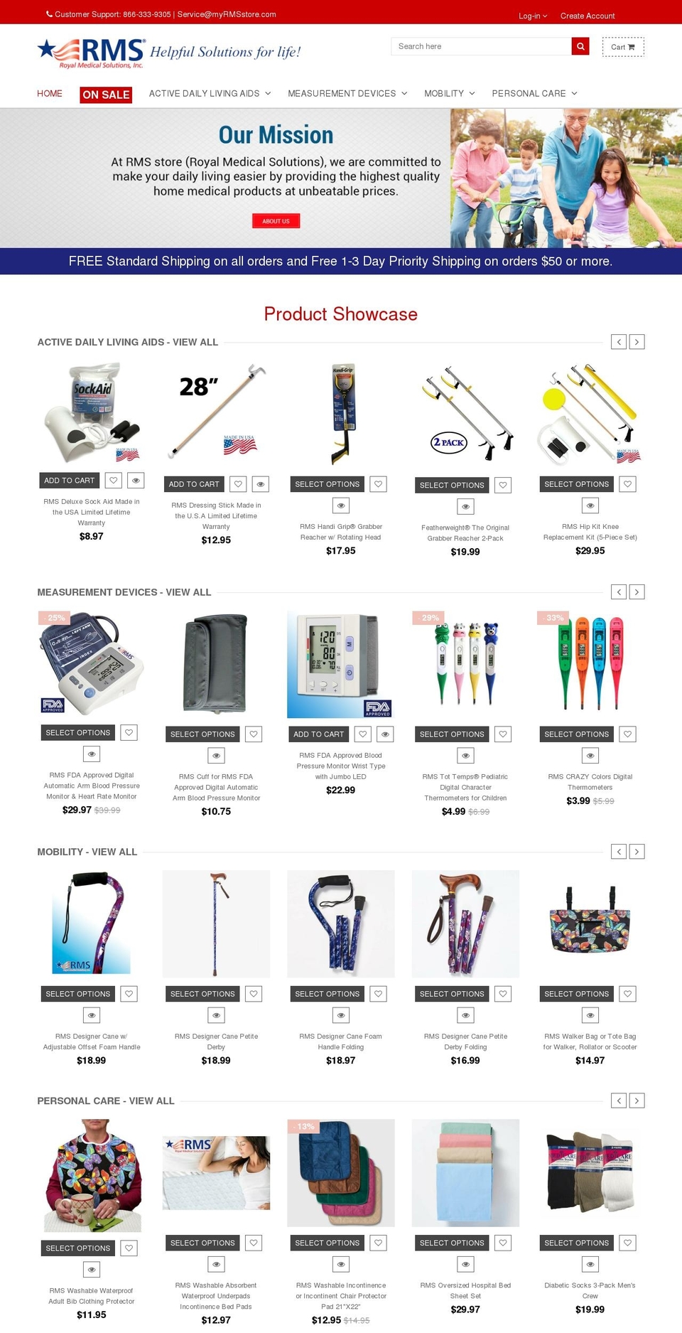 myrmsstore.com shopify website screenshot