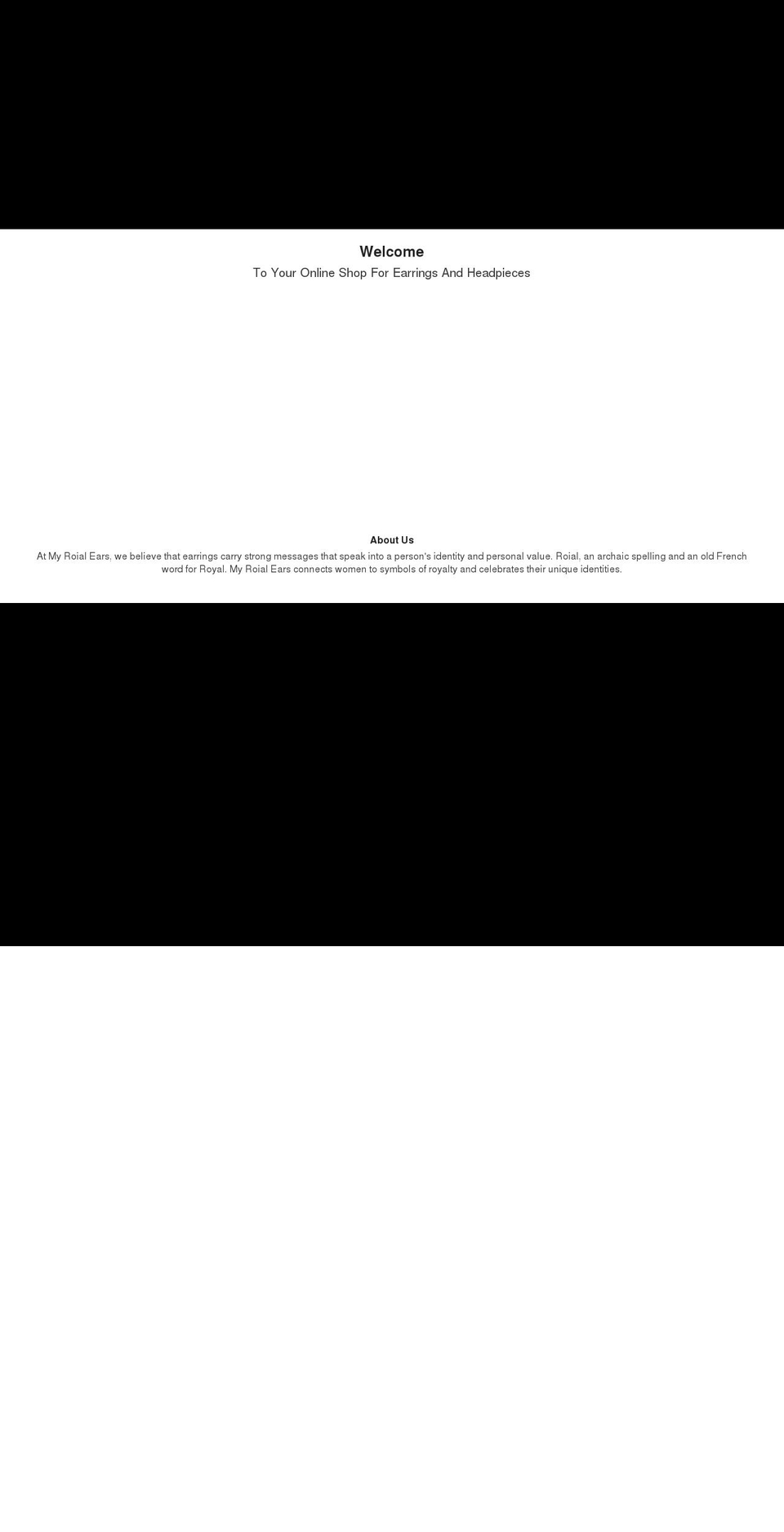 myroialears.com — Shopify storefront screenshot