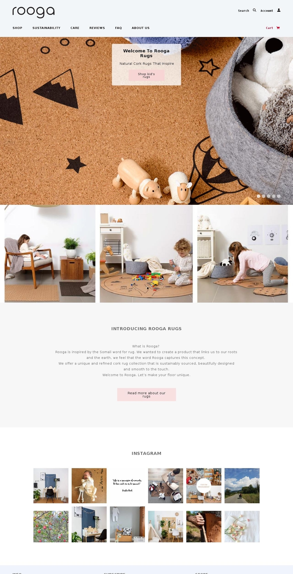 myrooga.com shopify website screenshot