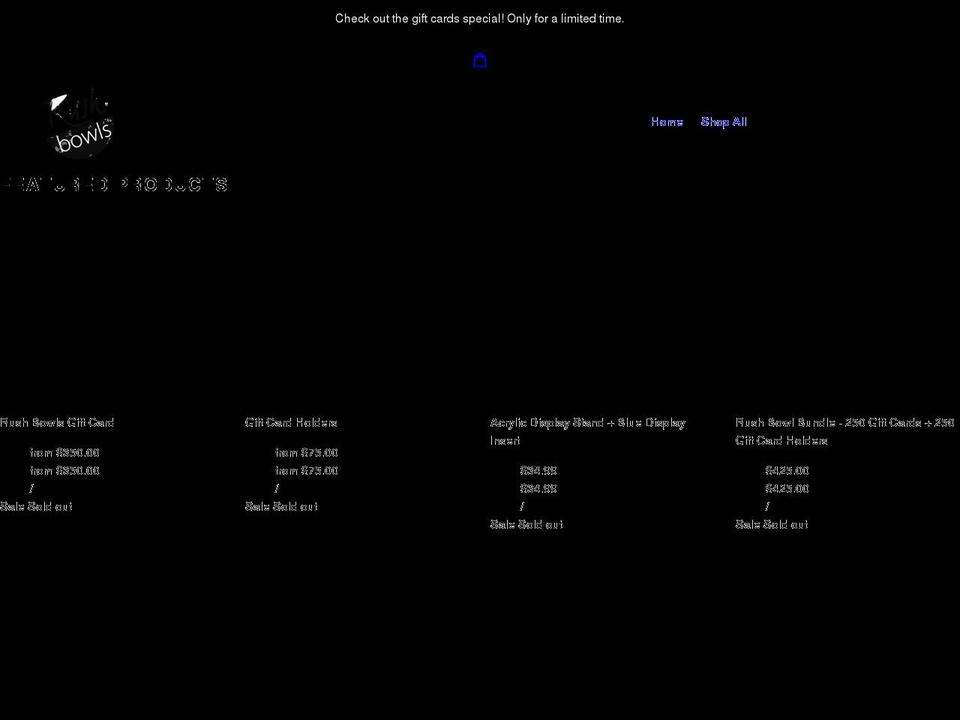 myrushbowls.com shopify website screenshot