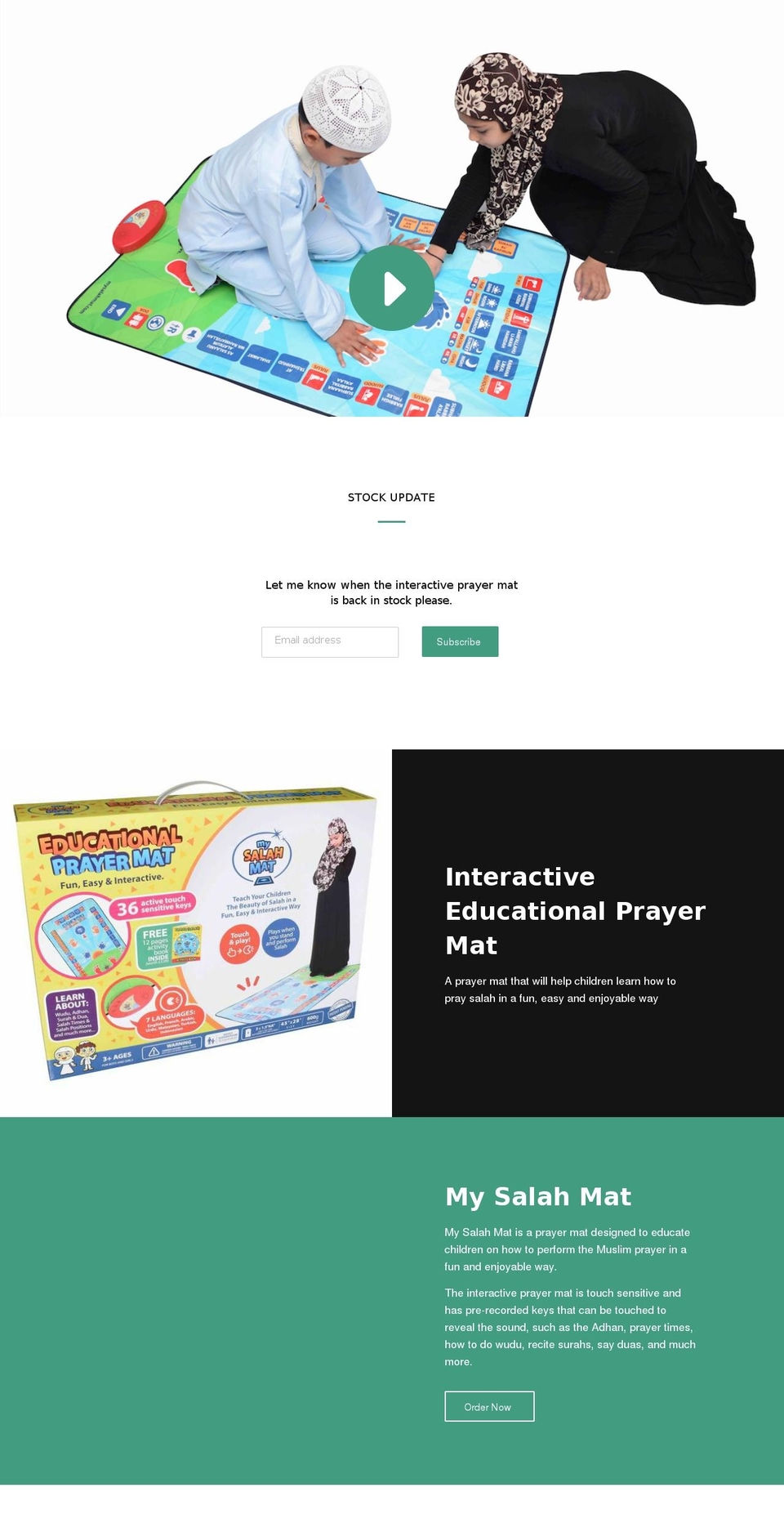 mysalahmat.com — Shopify storefront screenshot
