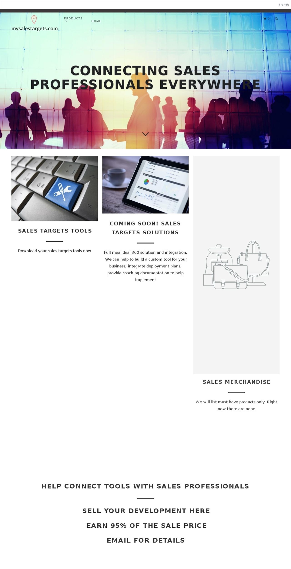 mysalestarget.com — Shopify storefront screenshot