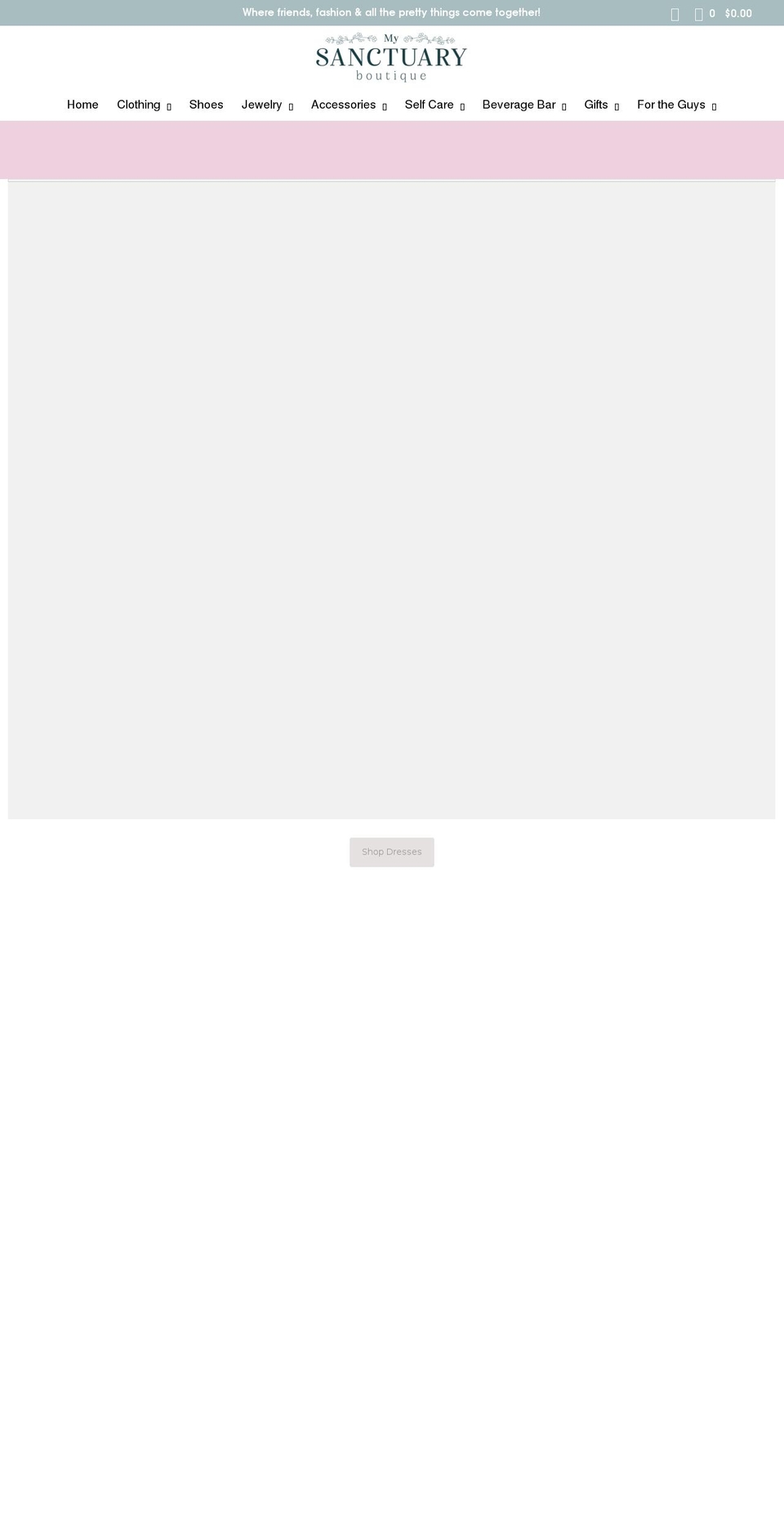 mysanctuaryboutique.com shopify website screenshot