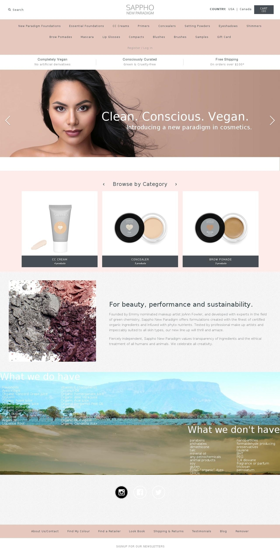 mysappho.ca shopify website screenshot